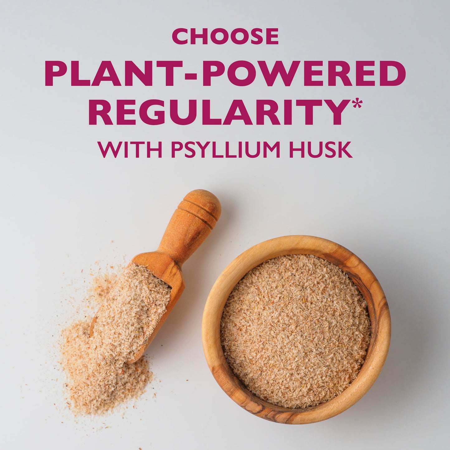 Metamucil 4-in-1 Psyllium Husk Fiber Supplement, Sugar-Free, 72 teaspoons, Orange Flavored, Daily Fiber Powder for Digestive Health, made with Plant-Based Psyllium Husk Fiber
